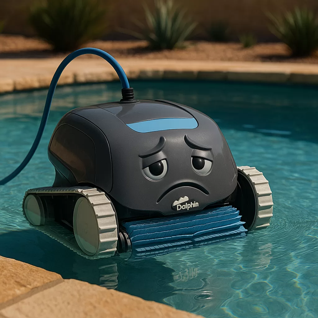 Dolphin Robotic Pool Cleaner Sad